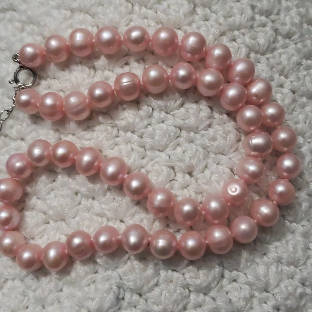 Pink Pearl chocker - Picture 6 of 8